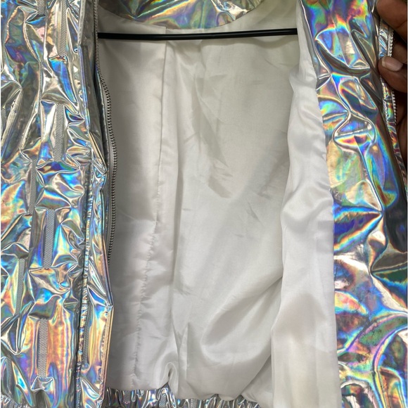 K TOÖ Holographic Puffer Jacket - Picture 8 of 10